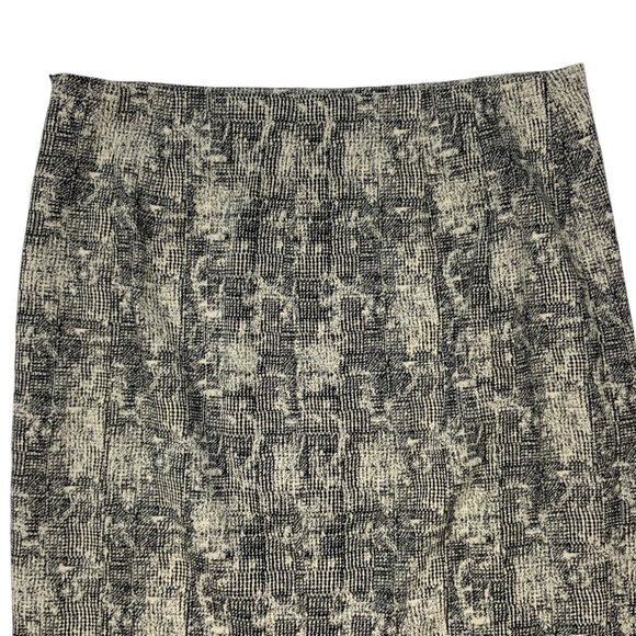 MM. LaFleur The Noho Skirt 4 Krackle Black Mini Tailored Pencil Quiet Luxury - Picture 9 of 11